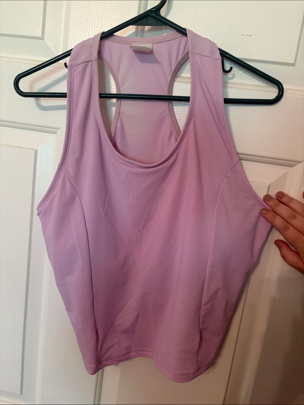 Lime Ricki Light Pink Racerback Swim/Athletic Tank